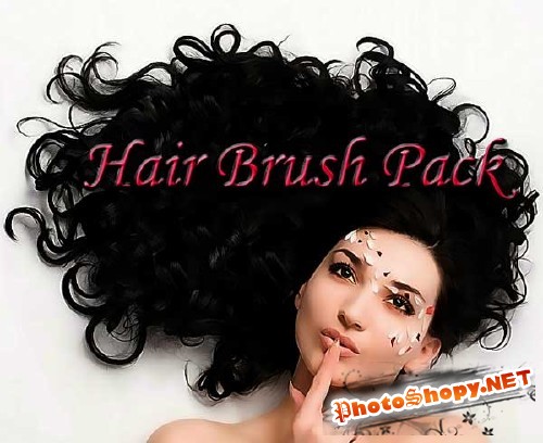 Кисти для Photoshop - Волосы, как в рекламе