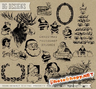 HQ Christmas Brushes