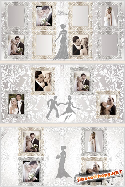 Свадебный фотоальбом - Нежность любовь и счастье