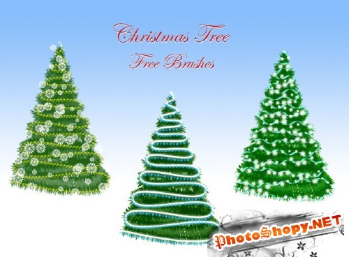 Christmas Tree Free Brushes