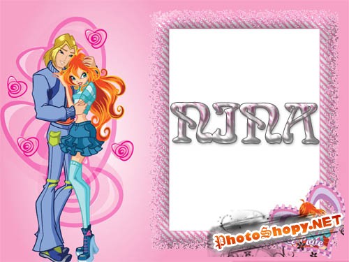 Рамка для фотошоп- Winx