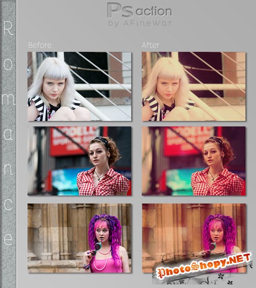 Romance Photoshop Actions