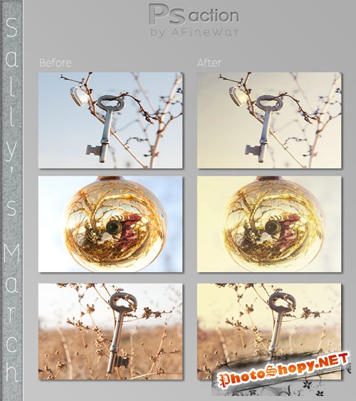 Sally's March Photoshop Actions