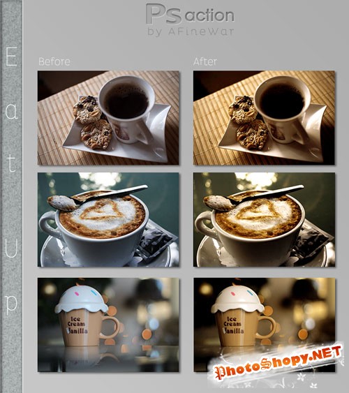 Eat Up Photoshop Actions