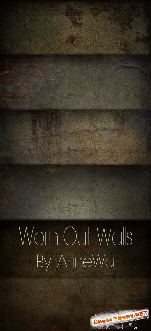Worn Out Walls Textures Pack