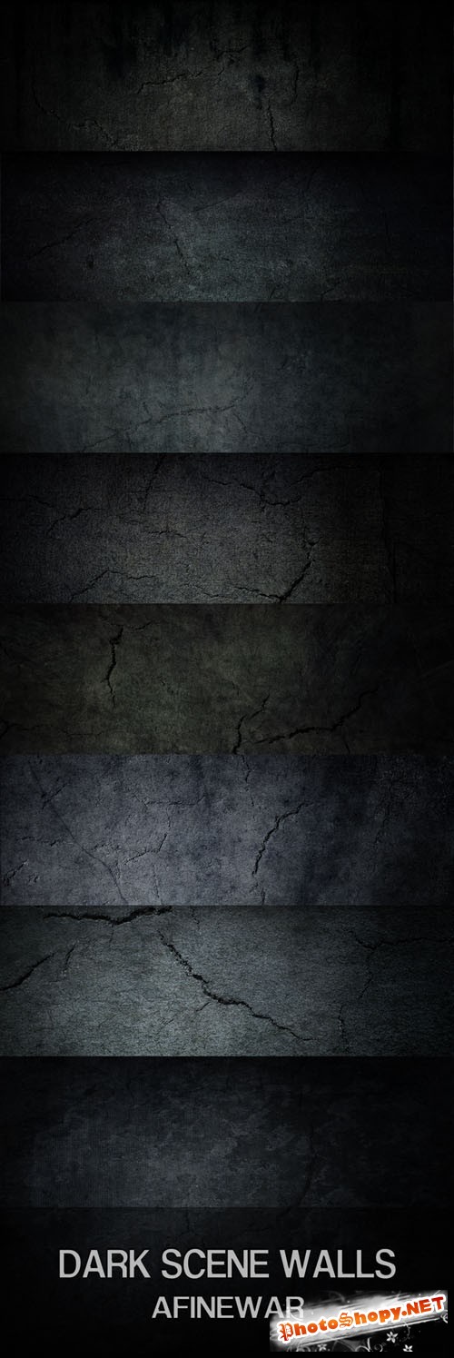Dark City Walls Textures