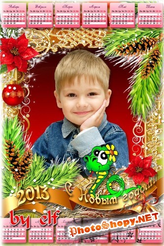 Календарь-рамка на 2013 год - Новогодняя сказка