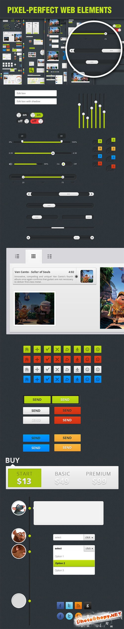 Designtnt - Pixel Perfect Web Elements