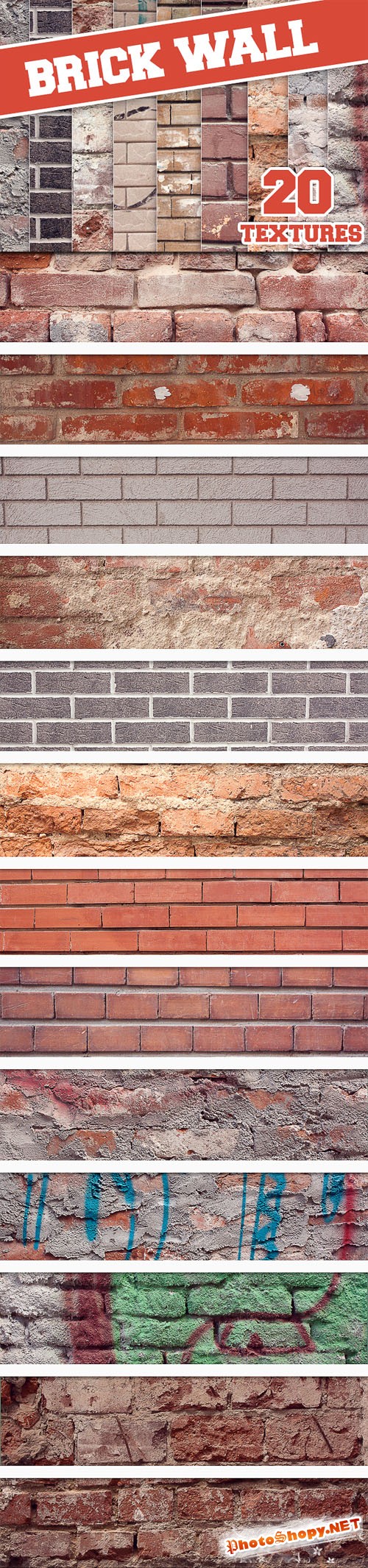 Designtnt - Brick Wall Textures