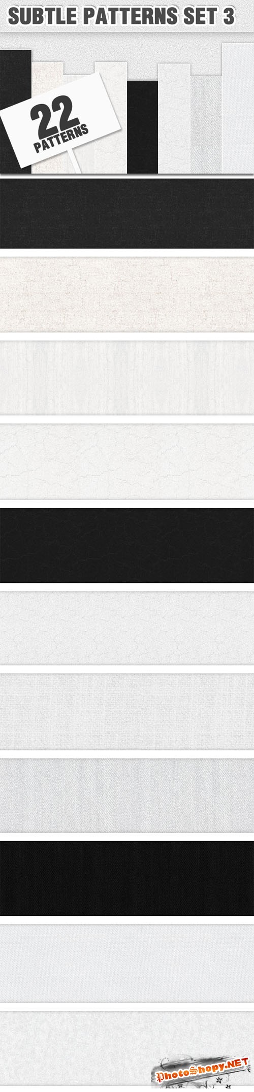 Designtnt - Subtle PS Patterns Set 3