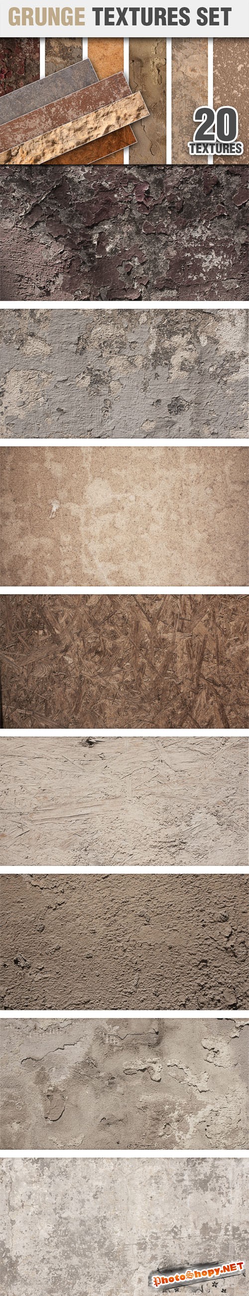 Designtnt - Grunge Textures Set 2