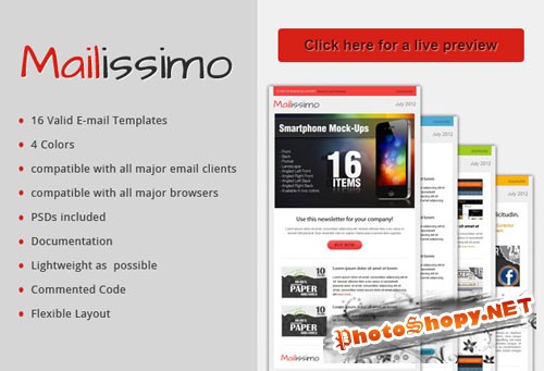 Designtnt - Mailissimo Email Templates