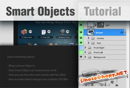 Designtnt - Create Smart Objects in Photoshop