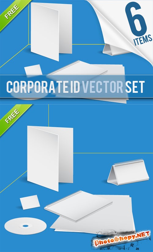 Designtnt - Vector Set Corporate Identity Templates