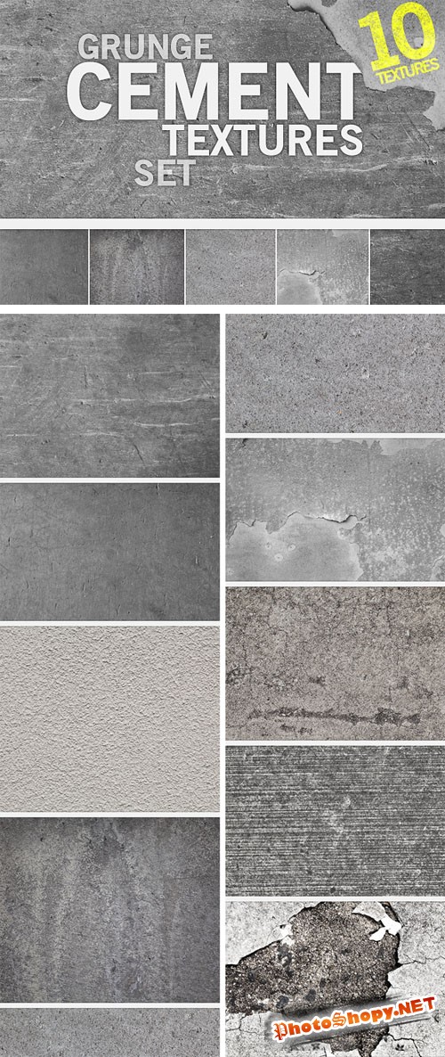 Designtnt - Grunge Cement Textures