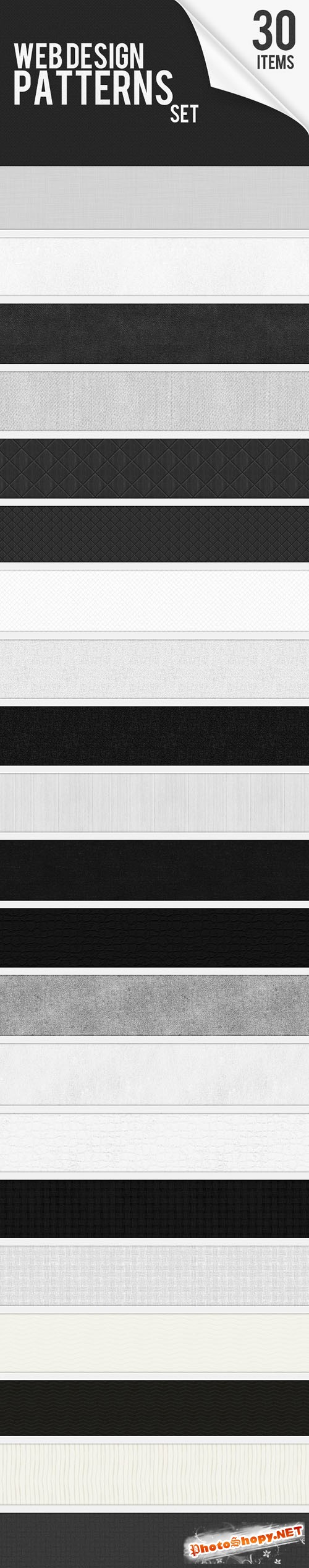 Designtnt - Web Design Patterns for Photoshop