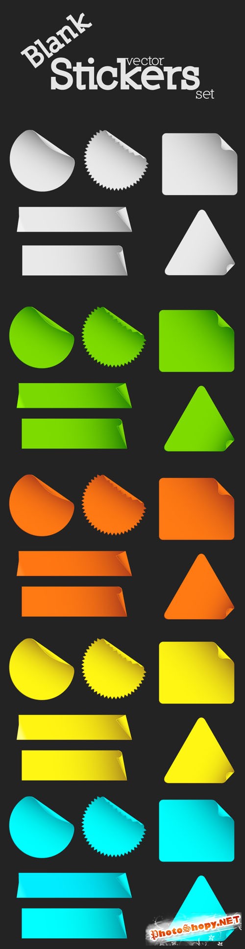 Designtnt - Blank Vector Stickers