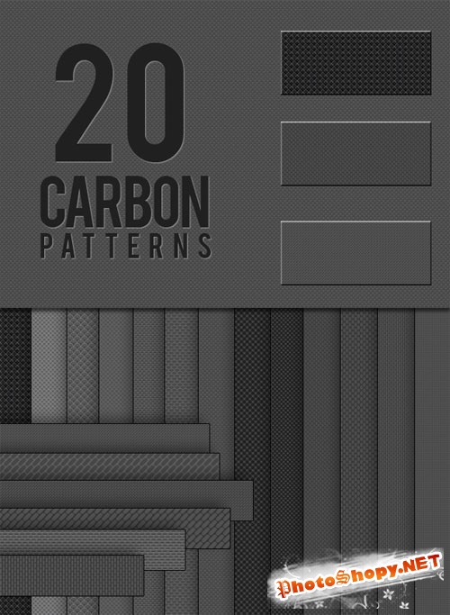 Designtnt - Carbon Photoshop Patterns