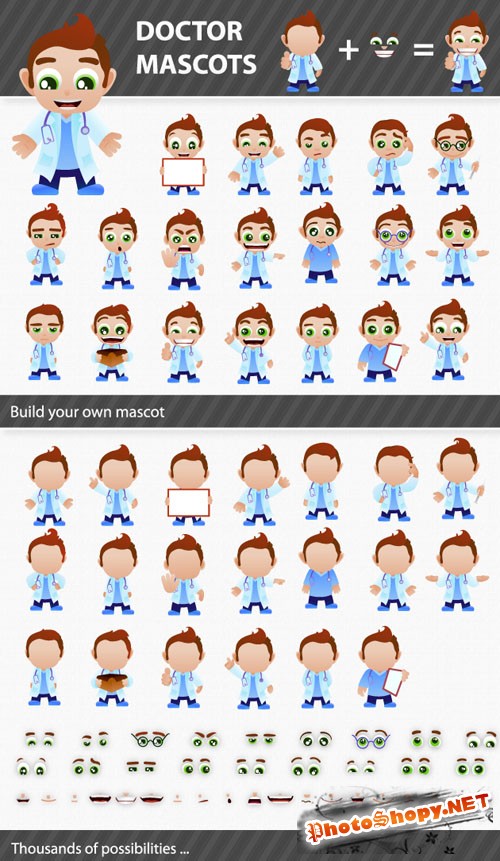 Designtnt - Doctor Mascots