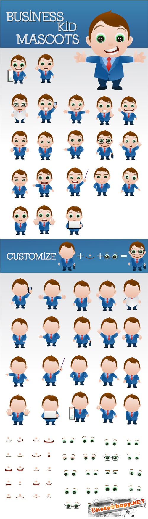 Designtnt - Business Man Mascots
