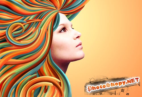 Designtnt - Vector Shapes to Create Complex Colorful Stripes in Photoshop