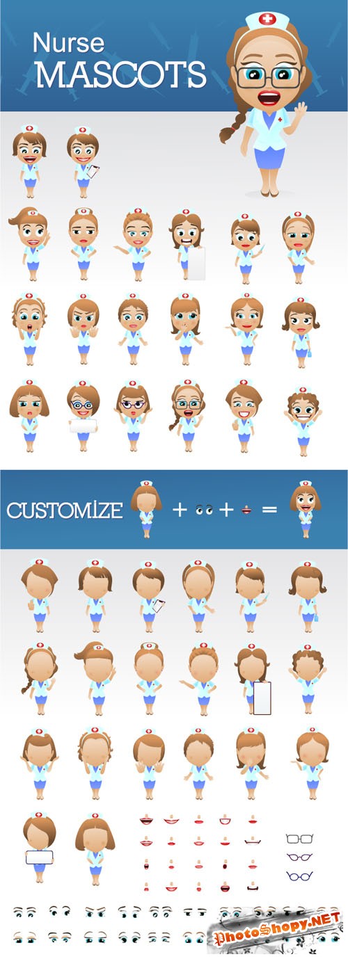 Designtnt - Nurse Mascots
