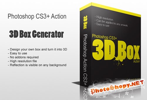 Designtnt - PS 3D Box Action