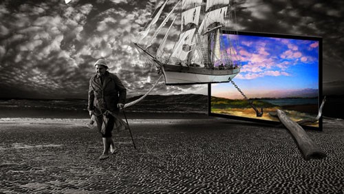 Designtnt - Create Literature Inspired Composition Photoshop
