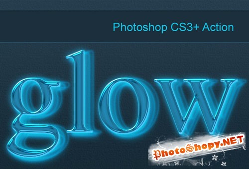 Designtnt - Photoshop Neon Glow Action