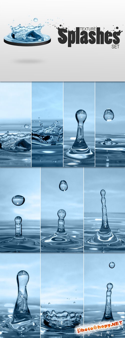 Designtnt - Water Splashes Textures
