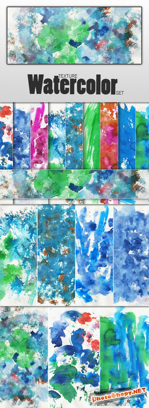 Designtnt - Watercolor Textures