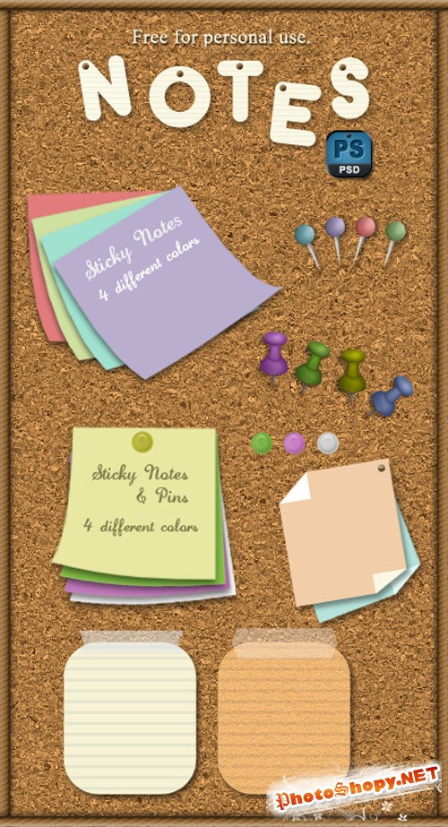 Notes PSD Template