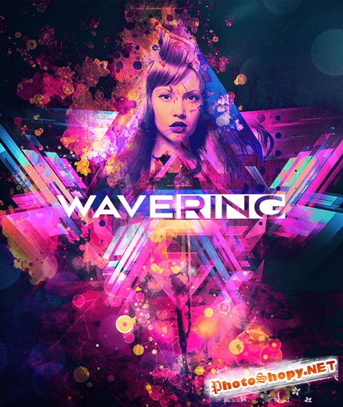 Girl Light FX PSD Template