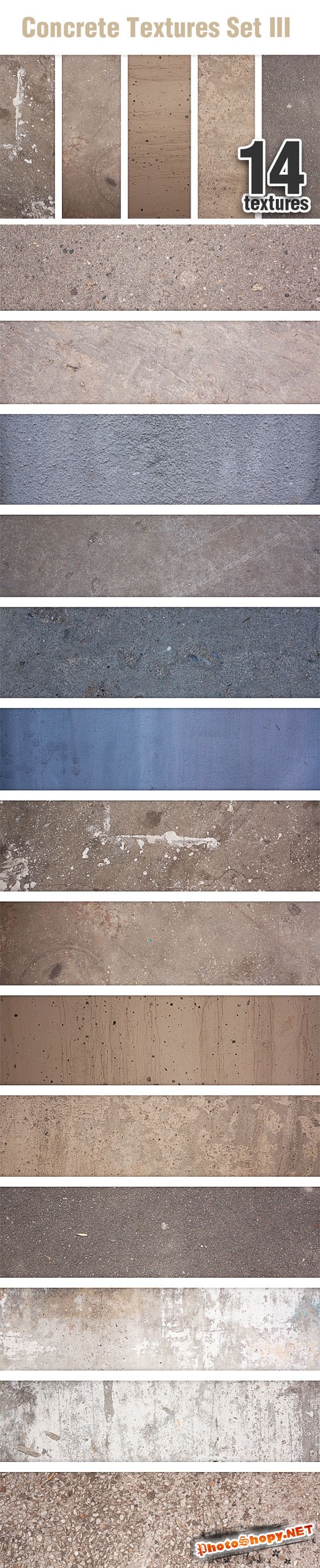 Designtnt - Concrete Textures Set 3