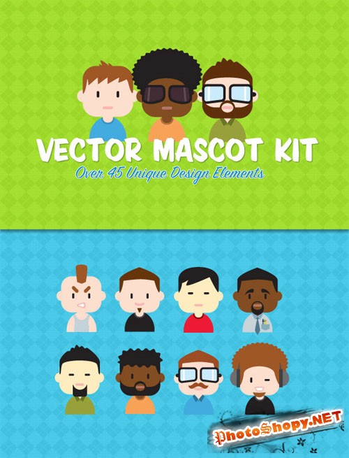 WeGraphics - Vector Mascot Creation Kit