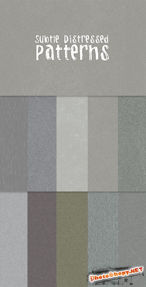 WeGraphics - Subtle Distress Photoshop Patterns