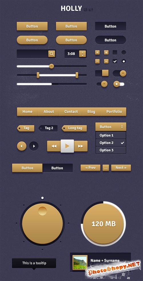 WeGraphics - Holly Web UI Kit