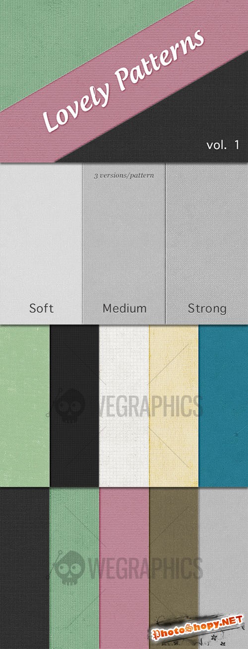 WeGraphics - Lovely Patterns Vol1 – Seamless Web Backgrounds