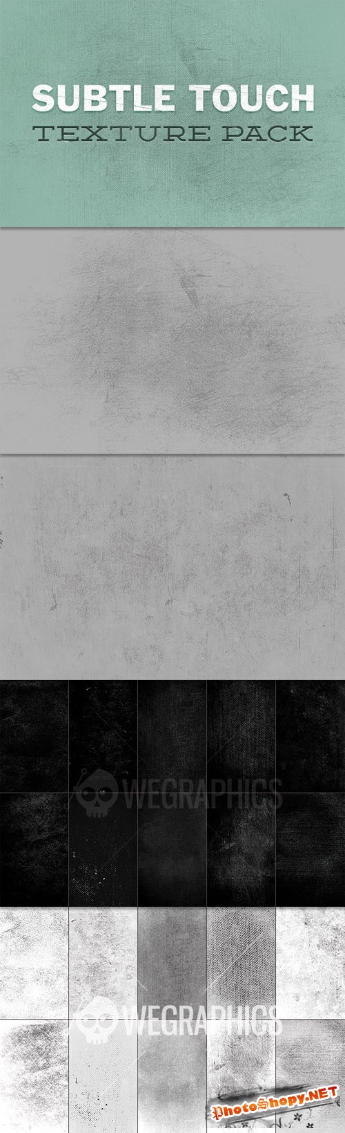 WeGraphics - Subtle Touch Texture Pack
