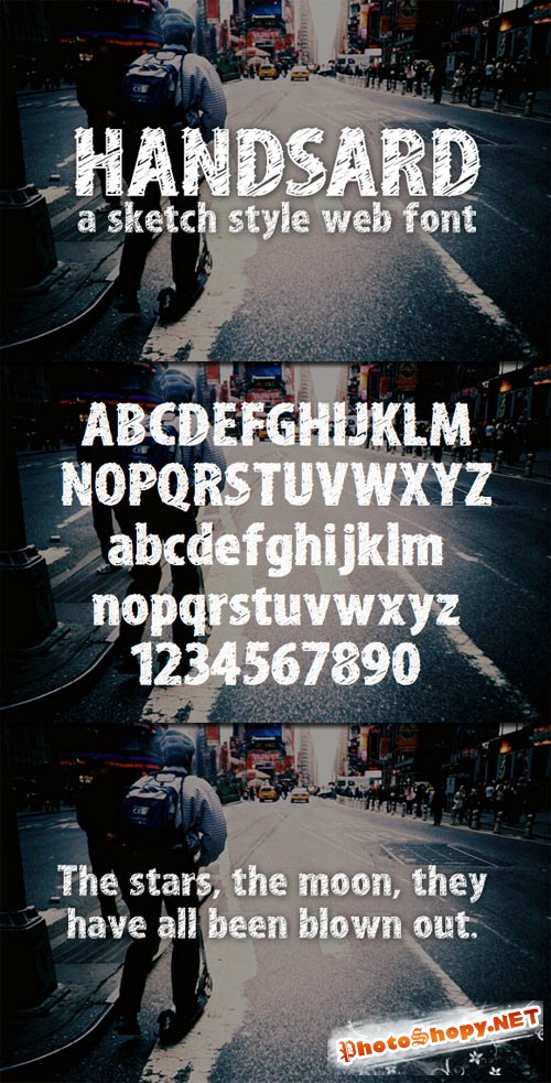 WeGraphics - Handsard - A Sketch Style Web Font