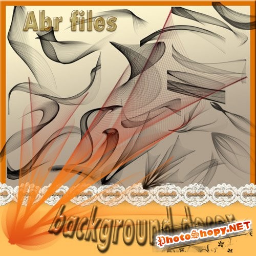 Кисти для Photoshop - Абстрактный фоновый дым