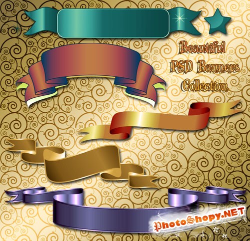 Beautiful Banners Collection PSD Template