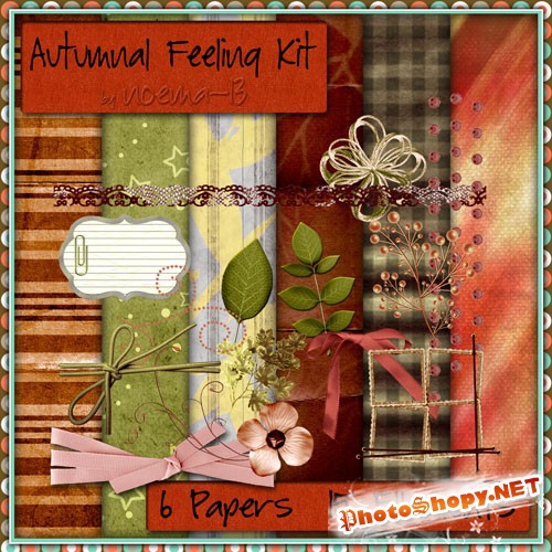 Scrap Set - Autumnal Feeling Kit