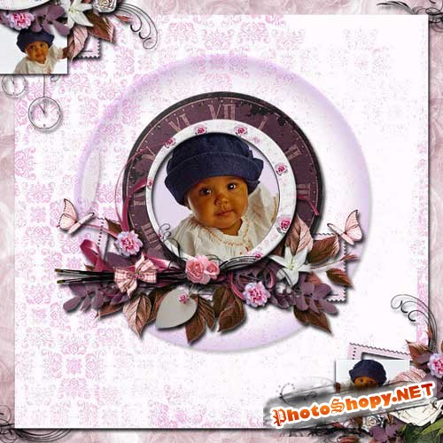Романтический набор для скрапбукинга - Я чувствую себя довольной 