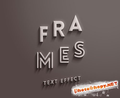 Pixeden - Psd Frames Text Effect