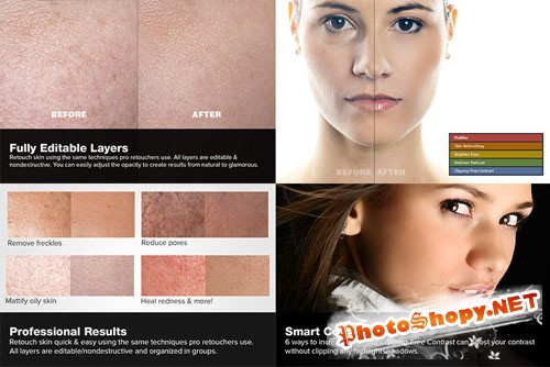5 Skin Retouching Photoshop Actions