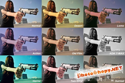 8 Cinematic FX Photoshop Actions