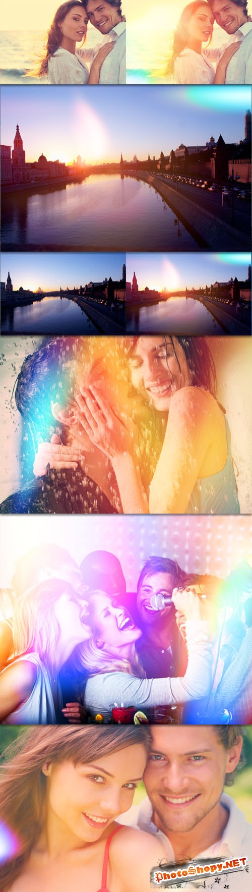 Lomo Light Leaks Backgrounds