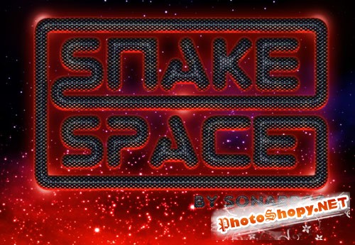 Snake Space Photoshop Style