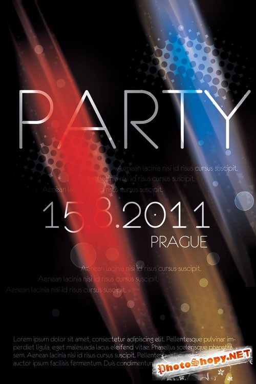 Prague Party Flyer/Poster PSD Template